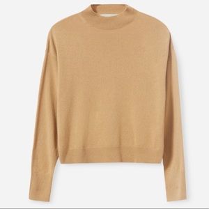 Everlane Cashmere Crop Mockneck | Camel